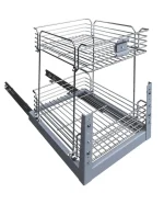 سوپرمارکت کابینتی کف ریل دو طبقه پلاتین