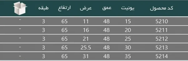 سوپر پهلو سه طبقه پلاتین کد 5210 - Image 2