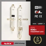 دستگیره هوشمند ALOCK مدل +K90 سفید