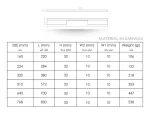 دستگیره کابینت N139 نایس NICE دو پیچ - Image 2