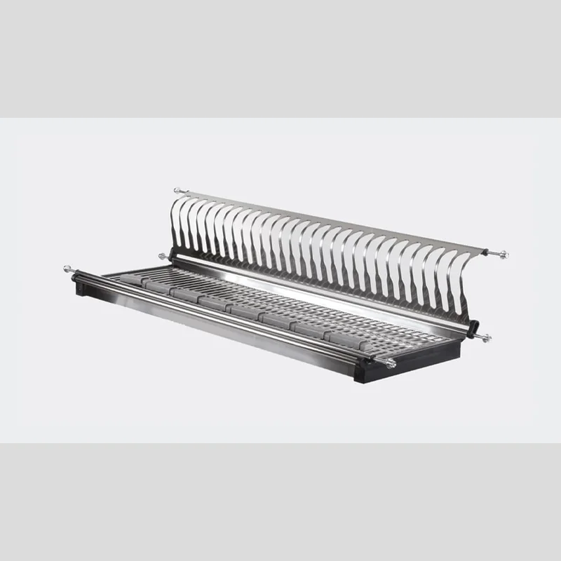 2b1304 آبچکان یک طبقه سینی دار استیل پلاتین - تصویر 1