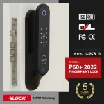 دستگیره هوشمند ALOCK مدل +P60 مشکی