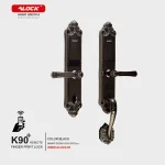 دستگیره هوشمند کلاسیک ALOCK مدل +K90 مشکی - Image 4