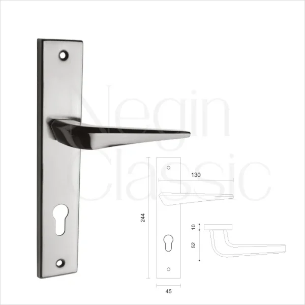 دستگیره پلاک نگین کلاسیک مدل 7003 - Image 2