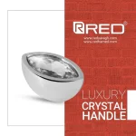 دستگیره کریستالی RED مدل HA266 رنگ کروم