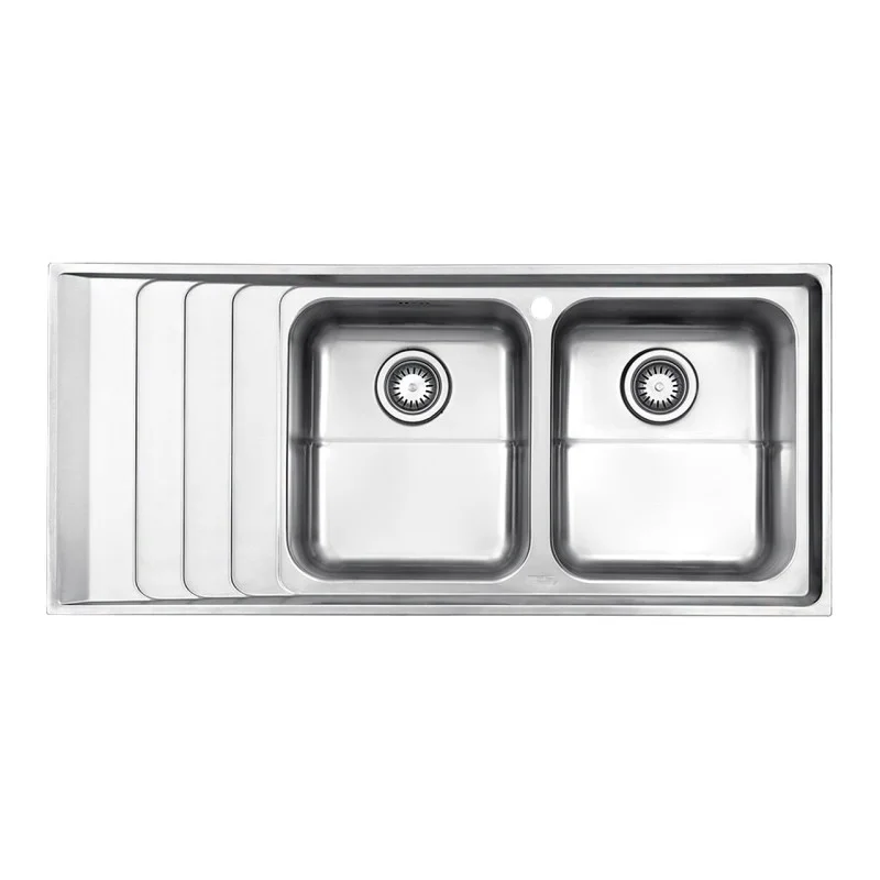 6517df سینک توکار استیل البرز کد 734 - Image 1