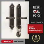 دستگیره هوشمند کلاسیک ALOCK مدل +K90 مشکی