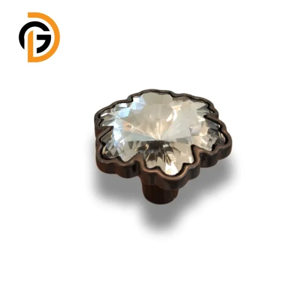 دستگیره کریستالی RED مدل HA228 رنگ خاکستری - Image 2