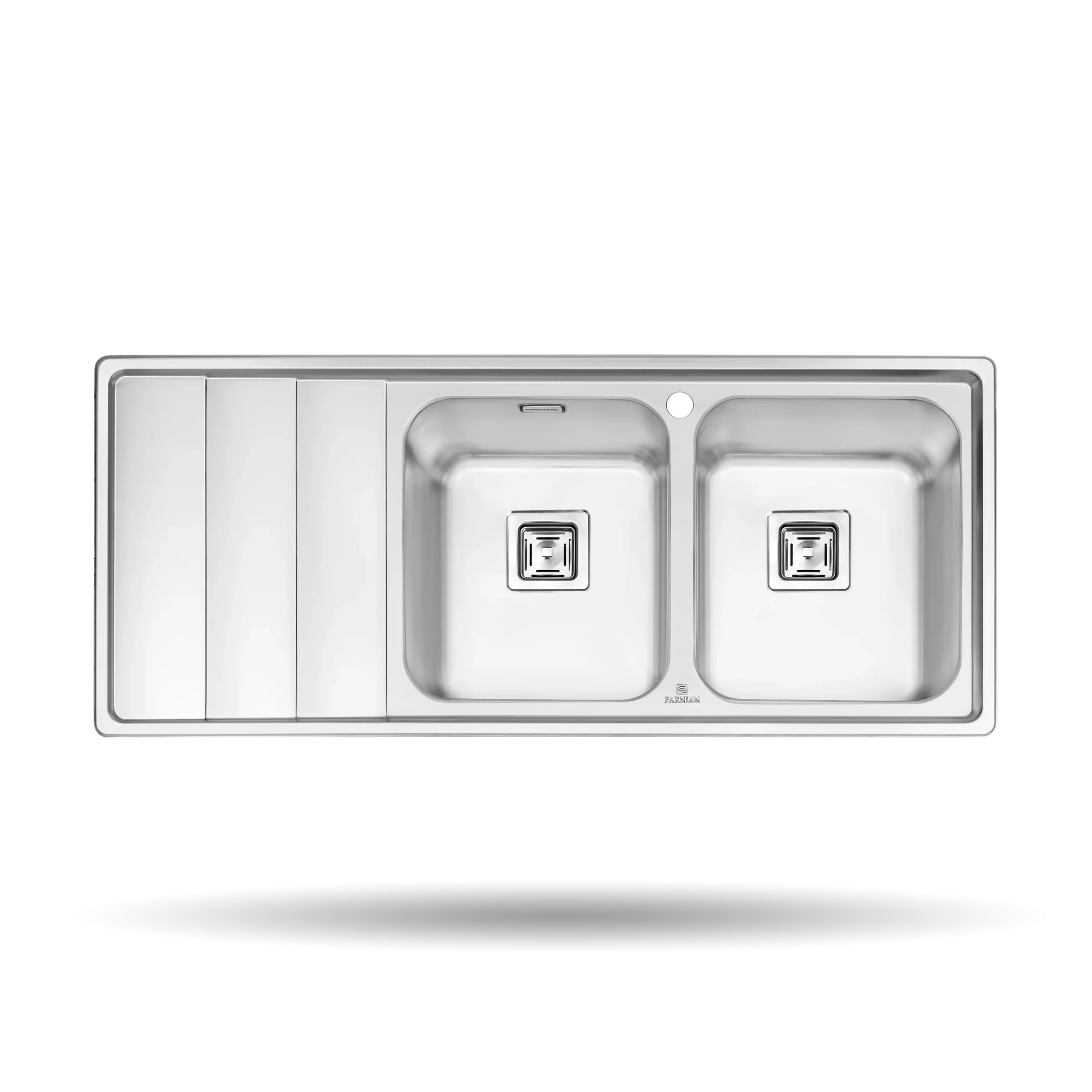 c8e426 سینک توکار پرنیان استیل کد PS1221 - Image 1