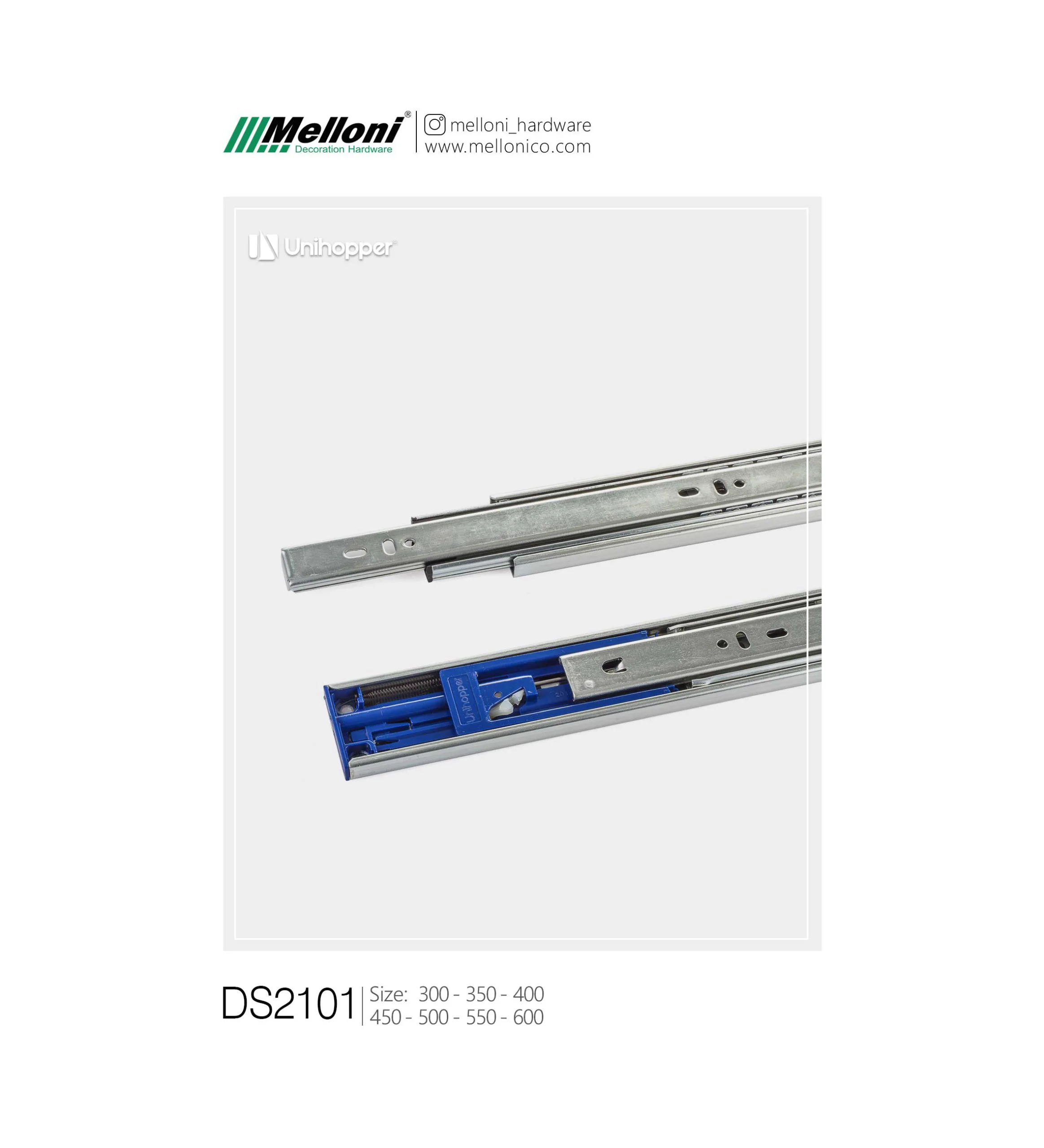 fdb062 (1) ریل ساچمهای آرام بند یونی هوپر (unihopper) - Image 1