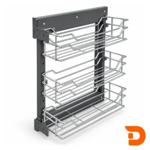 سوپری کابینت ریل پهلو 3 طبقه پلاتین