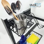 جا قاشق چنگالی آبچکان پشت پنجره ای