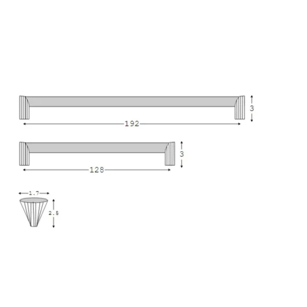دستگیره کابینتی RED کد HA393 - Image 4