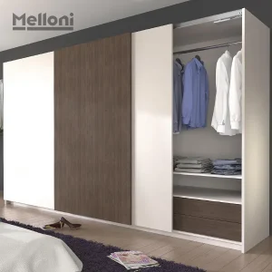 مکانیزم تاپ لاین رو کار 3 درب با آرام بند درب وسط
