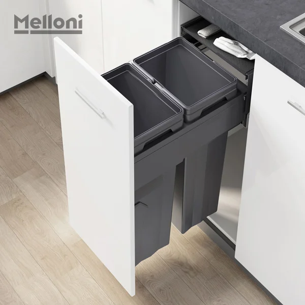 سطل کابینتی ریلی 2 مخزن 9018 سطل کابینتی ریلی 2 مخزن 9018