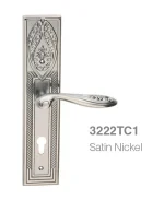 دستگیره پلاک بهریزان مدل 3222TC1 نیکل خش دار