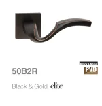 دستگیره دوتیکه مشکی بهریزان کد 50B2R