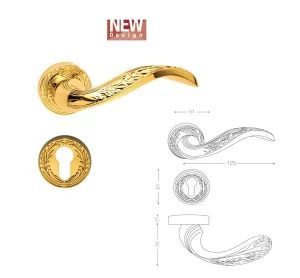 دستگیره رزت بهریزان کد 5452RB طلایی