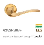 دستگیره رزت بهریزان کد 6252RStB طلایی خشدار