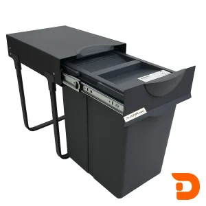 سطل کابینتی آرام بند پلاتین کد 8611