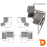 اندازه مجیک کرنر یونی هوپر سری Mona