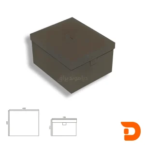 باکس لباس چرمی زیتونی