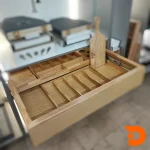 نظم دهنده کشو کابینت دو طبقه