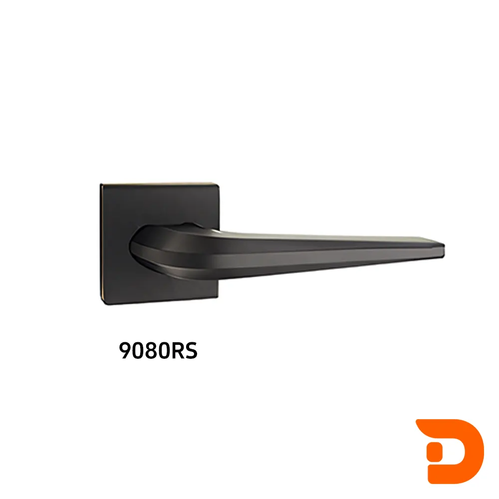 دستگیره 9082RS دستگیره درب چوبی دو تکه مشکی آیلین مدل 9000RS