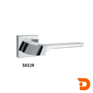دستگیره درب چوبی دو تکه کروم آیلین مدل 38000R