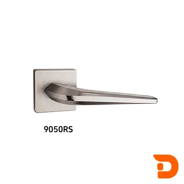 دستگیره درب چوبی دو تکه رنگ سیلور آیلین مدل 9000RS
