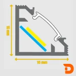لاین نوری کابینت مدل کنج داناسنس - Image 2