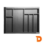 جا قاشقی کشو کابینت چوبی - مشکی
